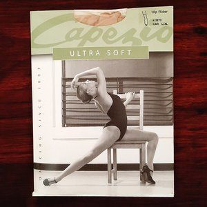 Capezio Dance Women L Ultra Soft Capri Transition Tights Hip Rider #1870, CAR